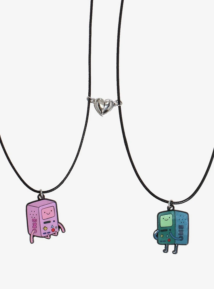 Adventure Time BMO Magnetic Best Friend Cord Necklace Set