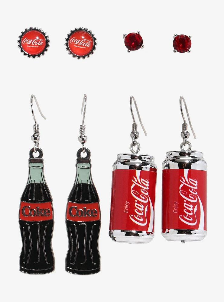 Coca-Cola Soda Can Earring Set