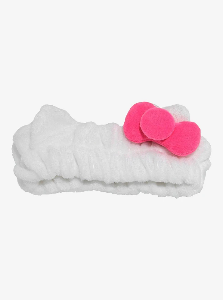 The Creme Shop Hello Kitty Perfect Pink Plush Spa Headband