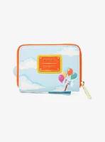 Loungefly Disney Pixar Up Carl & Ellie Balloons Small Zip Wallet - BoxLunch Exclusive