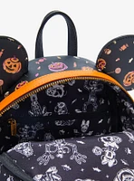 Loungefly Disney Mickey & Minnie Skeleton Glow-in-the-Dark Mini Backpack — BoxLunch Exclusive