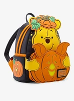 Loungefly Disney Winnie the Pooh Piglet and Pooh Bear Pumpkin Glow-in-the-Dark Mini Backpack — BoxLunch Exclusive