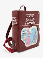 Loungefly Beetlejuice Handbook for the Recently Deceased Figural Pin Display Backpack