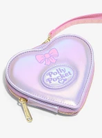 Loungefly Polly Pocket Glittery Heart-Shaped Zip Wallet