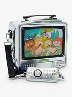 Loungefly Nickelodeon Retro TV Lenticular Figural Crossbody Bag