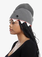 Shark Figural Crochet Beanie