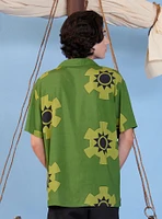 One Piece Zoro Wano Oversized Woven Button-Up