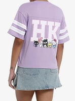 Hello Kitty And Friends Crest Varsity Stripe Girls T-Shirt