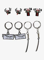 Samurai Jack Aku Earring Set