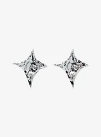 Social Collision Metallic Star Oversized Stud Earrings