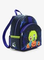 Loungefly The Nightmare Before Christmas Jack & Sally Pumpkins Mini Backpack