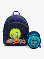 Loungefly The Nightmare Before Christmas Jack & Sally Pumpkins Mini Backpack