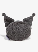 Loungefly Kuromi Face Fuzzy Figural Coin Purse