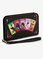 Loungefly Disney Villains Cards Tech Wallet