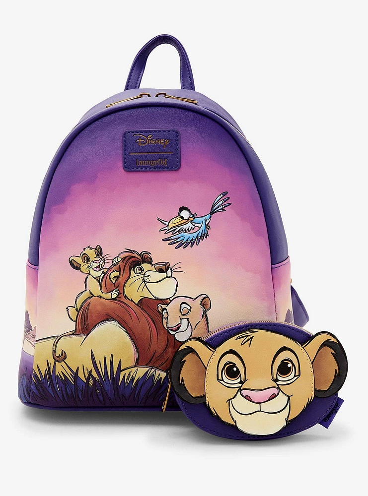 Loungefly Disney The Lion King Young Simba Applique Coin Pouch