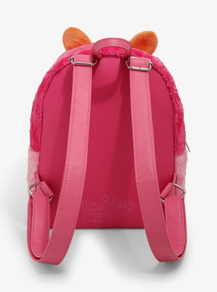 Loungefly Disney The Muppets Miss Piggy Fuzzy Mini Backpack