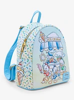 Loungefly Disney Donald Duck Nephews Ice Cream Mini Backpack