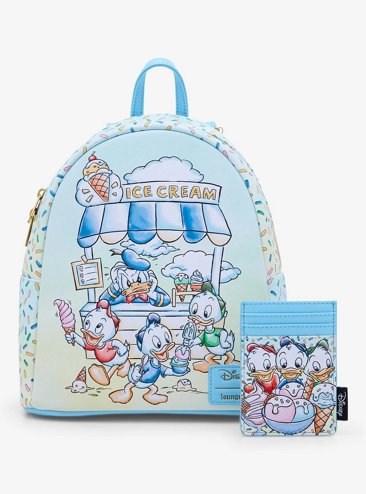 Loungefly Disney Donald Duck Nephews Ice Cream Cardholder