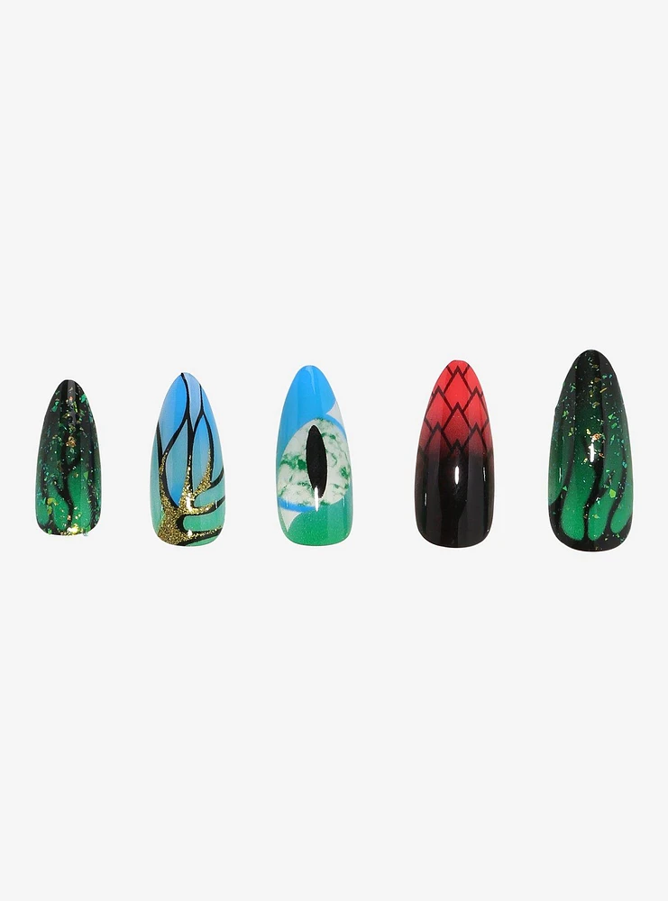 Blackheart Dragon Eye Faux Nail Set