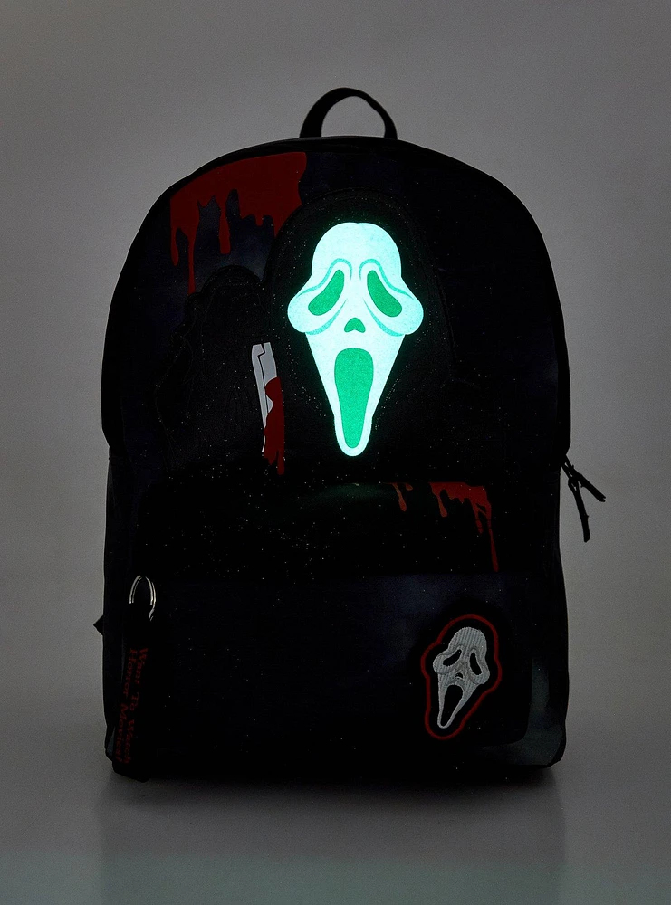 Scream Ghost Face Glow-In-The-Dark Backpack