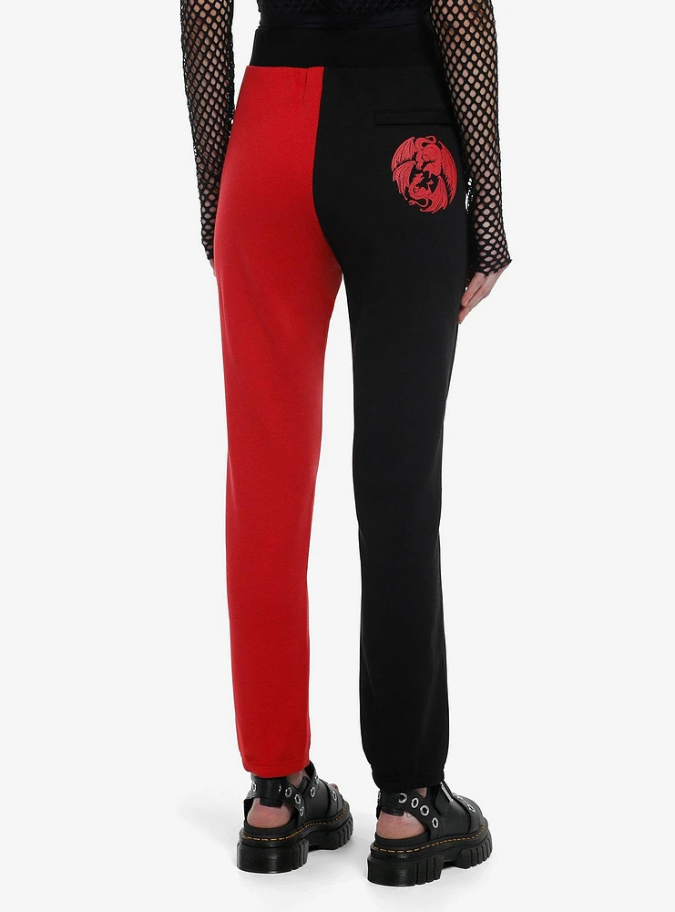 House Of The Dragon Hightower & Targaryen Split Jogger Sweatpants