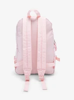 My Melody Pink Floral Multi Pocket Backpack