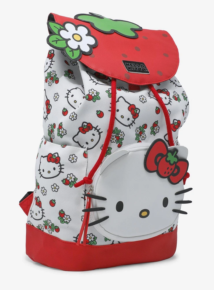 Hello Kitty Strawberry Slouch Backpack