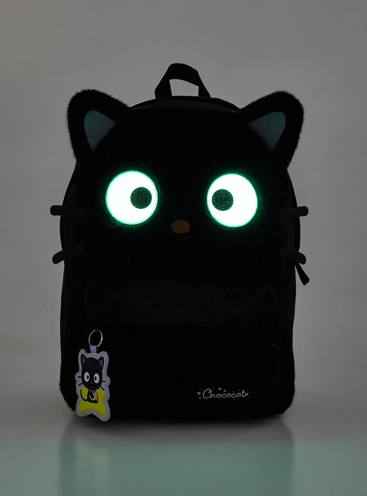 Chococat Fuzzy Glow-In-The-Dark Backpack