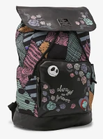 The Nightmare Before Christmas Sally Patchwork Slouch Backpack