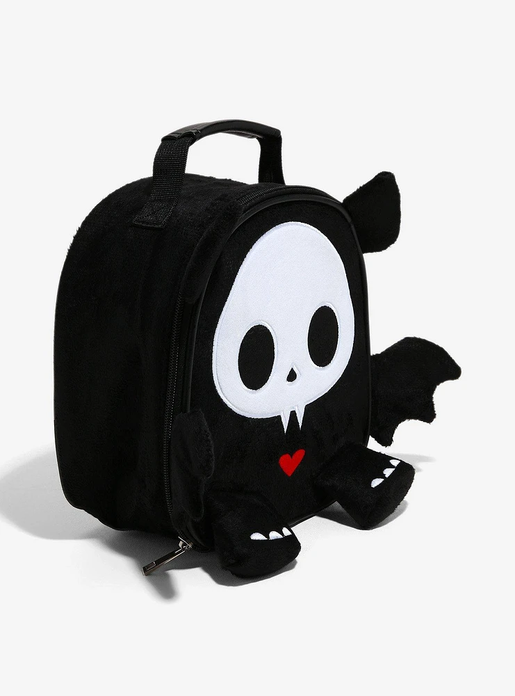 Skelanimals Diego The Bat Fuzzy Figural Lunch Bag