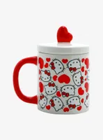 Hello Kitty Valentine's Day Mug With Lid