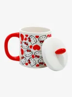 Hello Kitty Valentine's Day Mug With Lid