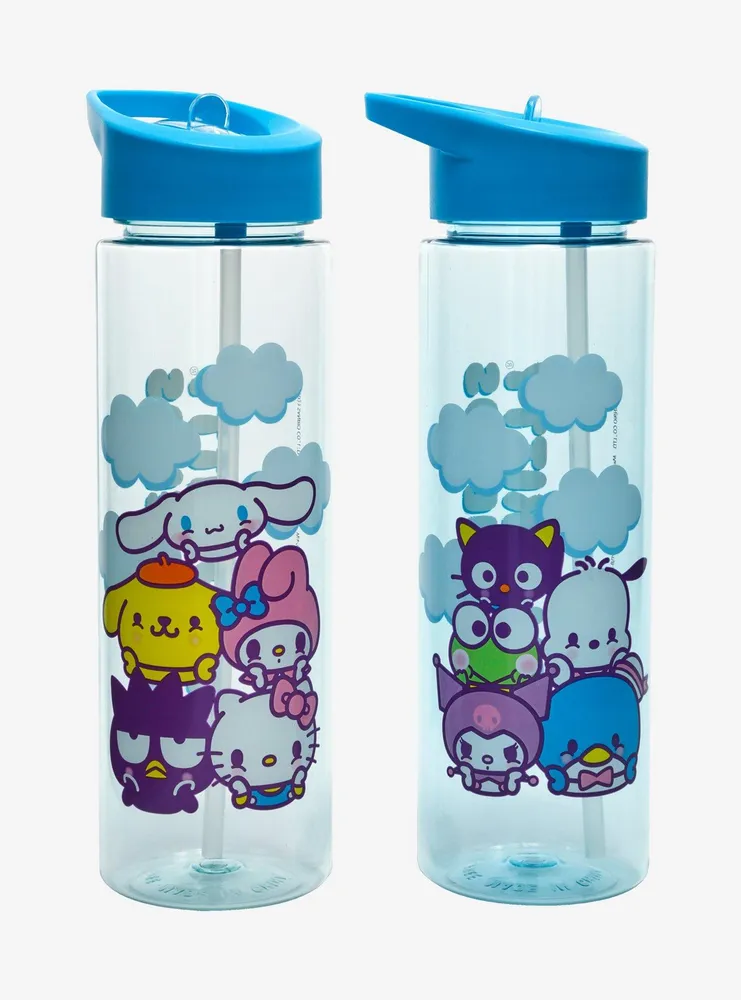 Hello Kitty And Friends Blue Water Bottle Set