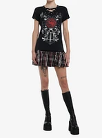 House Of The Dragon Targaryen Grommet Lace-Up Girls Top