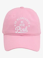 Mean Girls Wednesdays Wear Pink Dad Cap