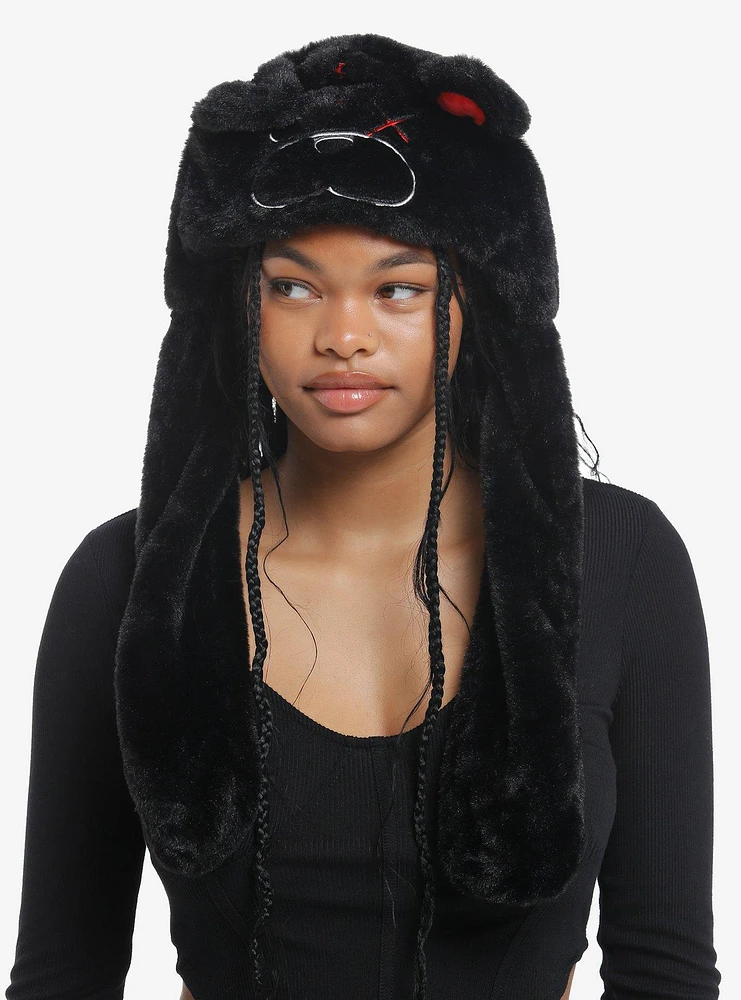 Creepy Bear Tassel Beanie With Moveable Ears