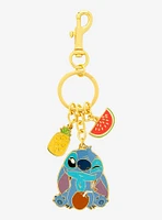 Disney Lilo & Stitch Coconut Drink Multi-Charm Keychain — BoxLunch Exclusive