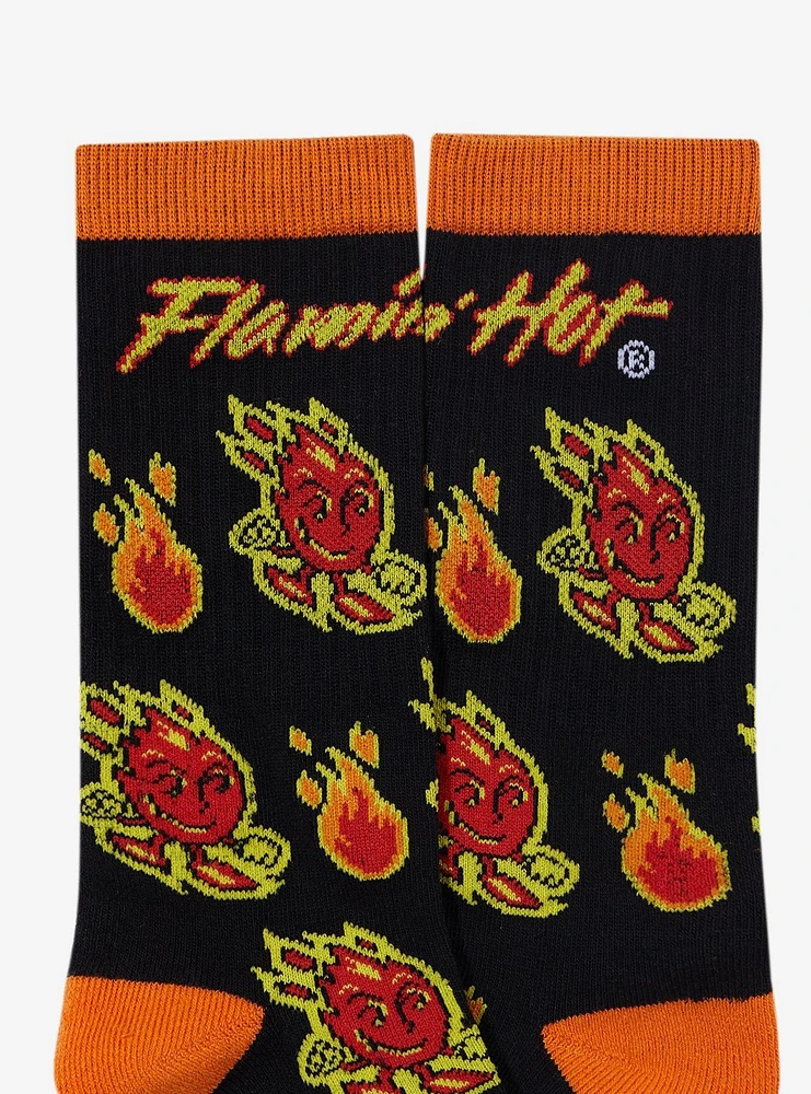 Cheetos Flamin' Hot Icon Crew Socks