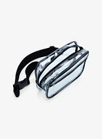 Clear Black Trim Fanny Pack