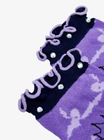 Pokemon Gengar Rhinestone No-Show Socks