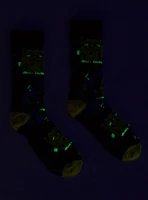 SpongeBob SquarePants Dance Tie-Dye Glow-In-The-Dark Crew Socks