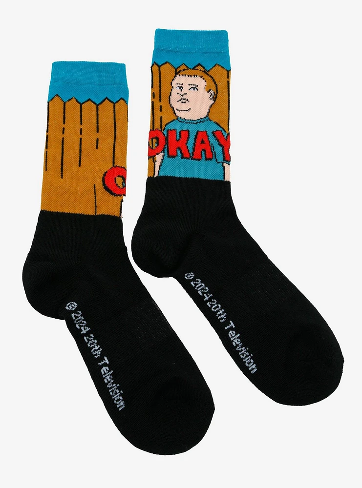 King Of The Hill Bobby Okay Crew Socks