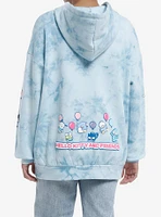 Hello Kitty And Friends Balloon Tie-Dye Girls Oversized Hoodie