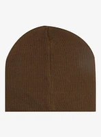 Brown Star Knit Beanie