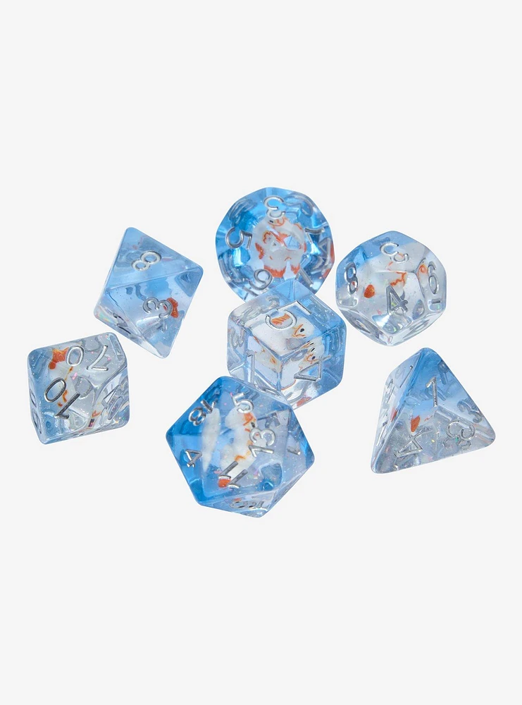 Fish Bowl Polyhedral Dice Set