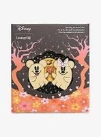 Loungefly Disney Mickey & Minnie Mouse Ghosts Sliding Glow-in-the-Dark Limited Edition Enamel Pin