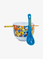 Disney Donald Duck Portrait Grid Ramen Bowl Set