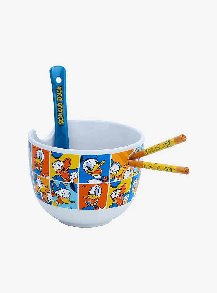 Disney Donald Duck Portrait Grid Ramen Bowl Set