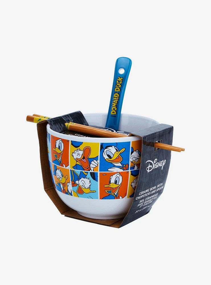 Disney Donald Duck Portrait Grid Ramen Bowl Set