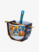 Disney Donald Duck Portrait Grid Ramen Bowl Set